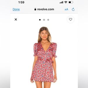 x REVOLVE Aja Mini Dress in Red Poppy Floral
House of Harlow 1960, Size Small
